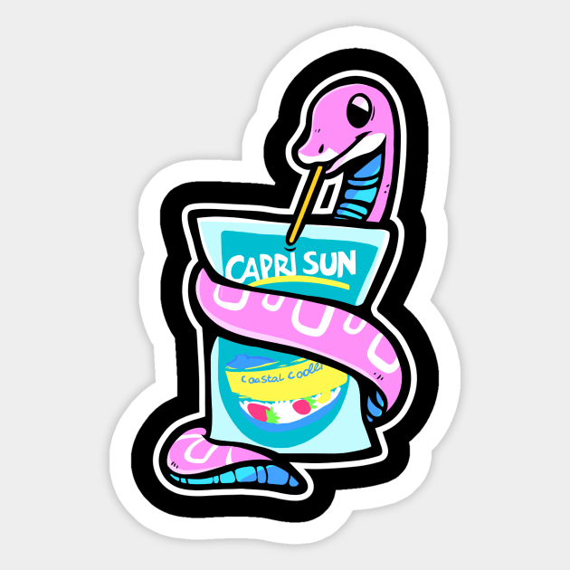 Rad Snake Sticker by arkay9